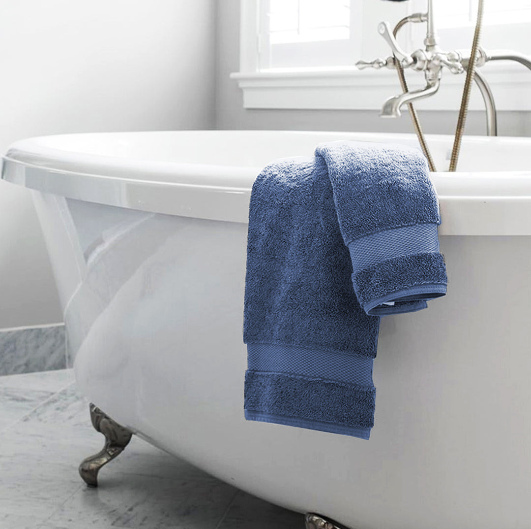 Essuie-mains en coton biologique (lot de 2) - Gris clair