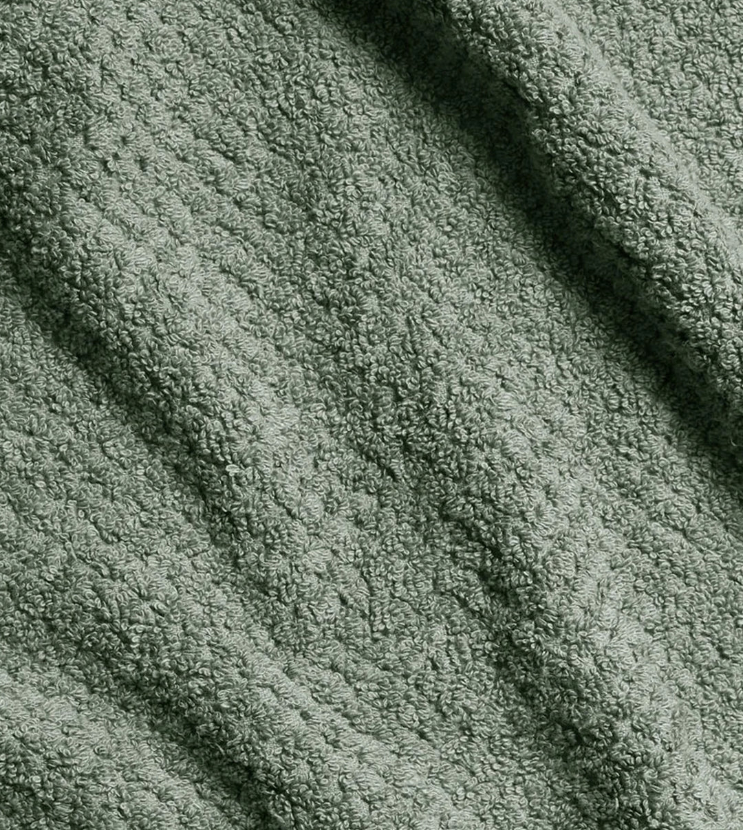 Serviette de Bain Popcorn 600 GSM - Vert Sauge