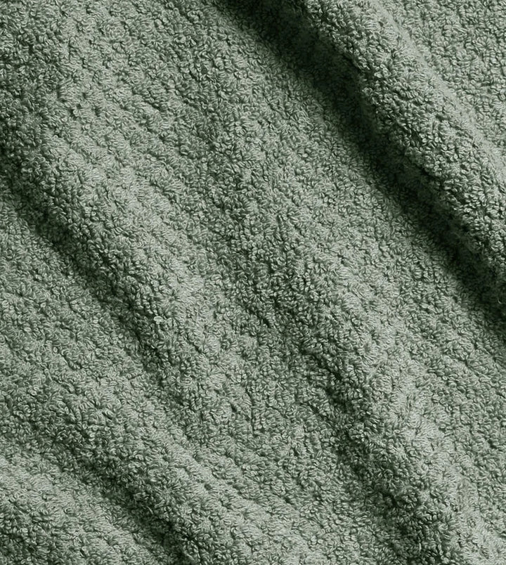 Serviette de Bain Popcorn 600 GSM - Vert Sauge