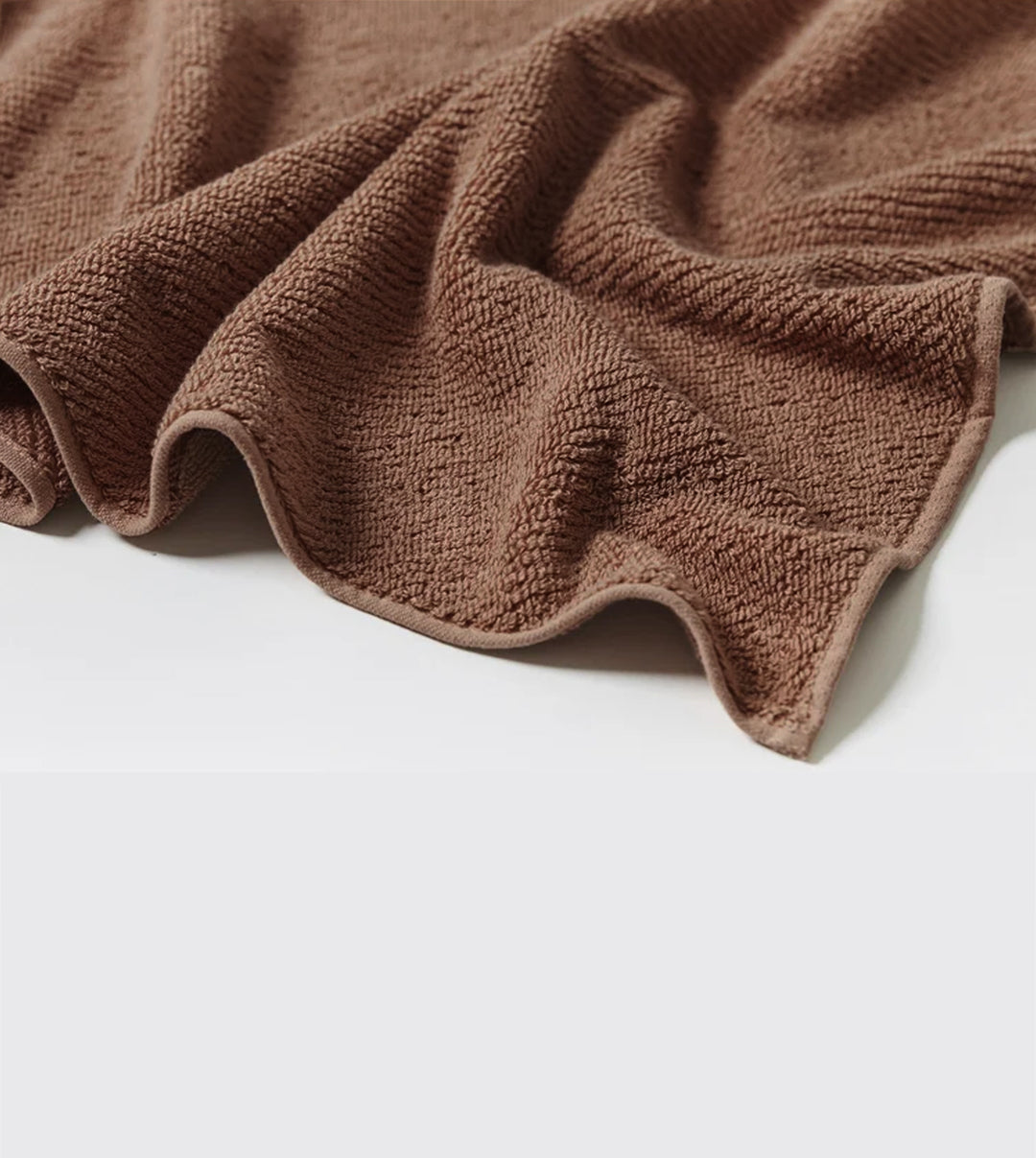 Serviette de Bain Bio à Séchage Rapide - Bois