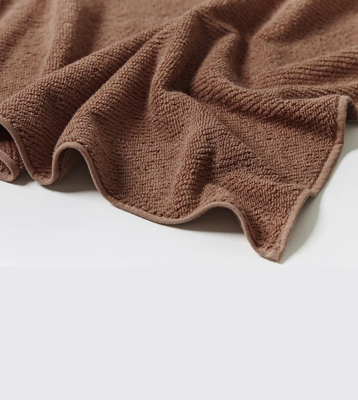 Serviette de Bain Bio à Séchage Rapide - Bois