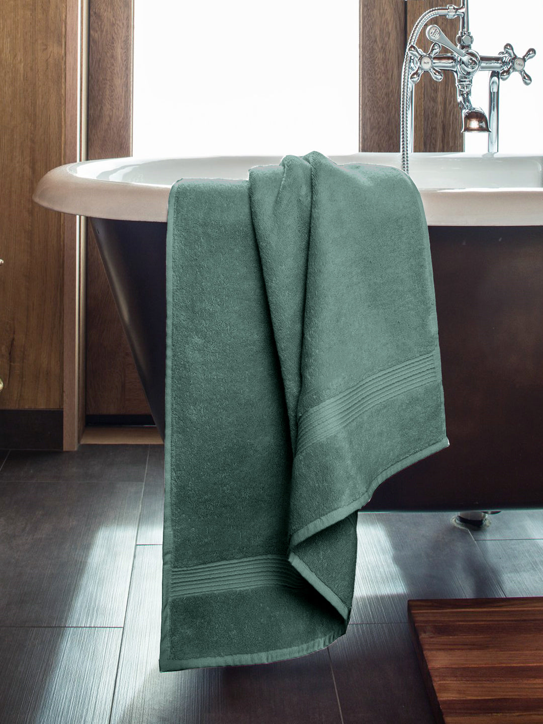 Serviette de Bain 600 GSM - Vert Forêt