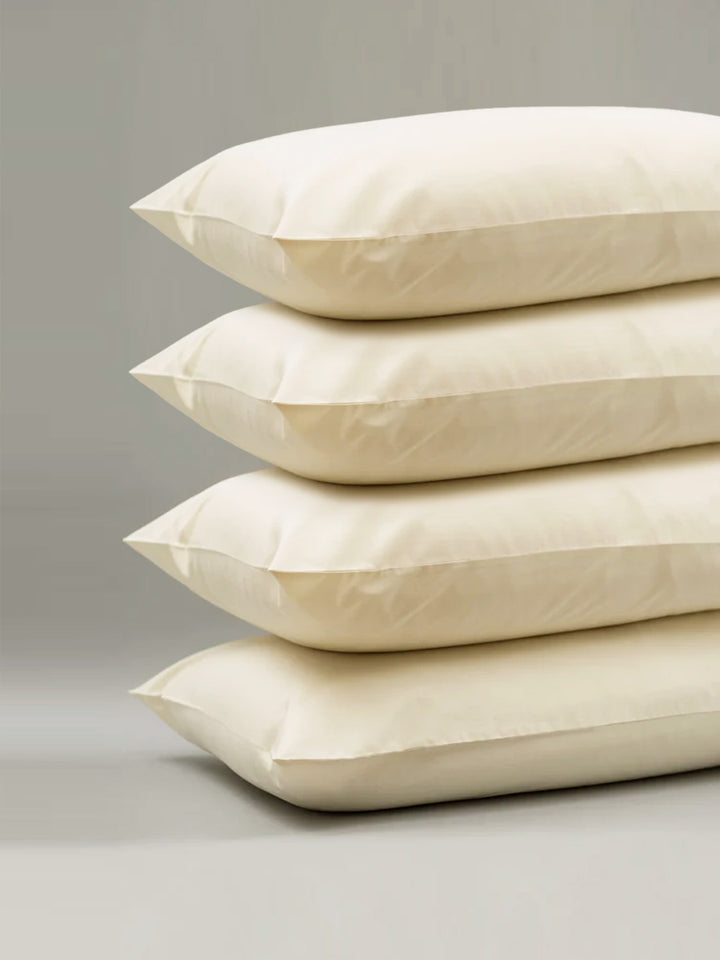 Draps de lit à nombre de fils élevé - Ivoire - 600 TC