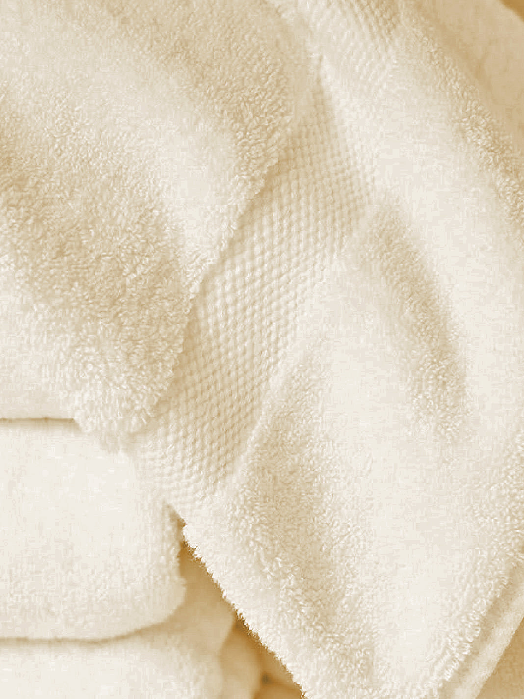 Face Towels (Set of 3) Organic Cotton - Ivory