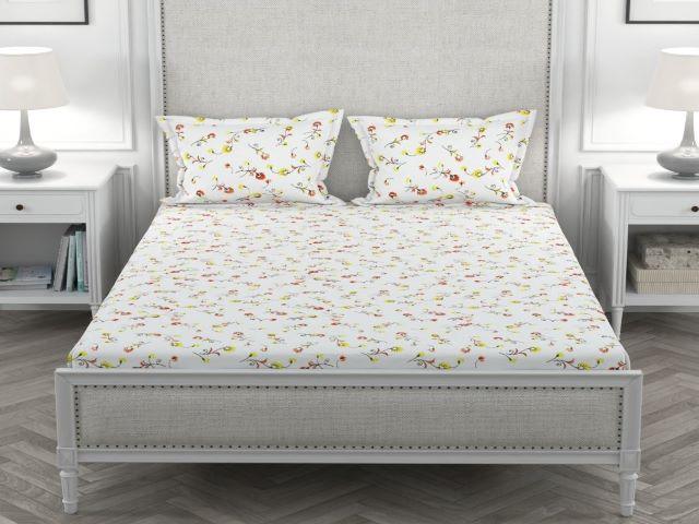 Amouve white bedsheet.