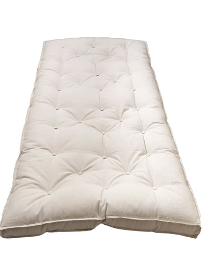 Used as a futon, yoga mat, meditation or sleeping floor mattress