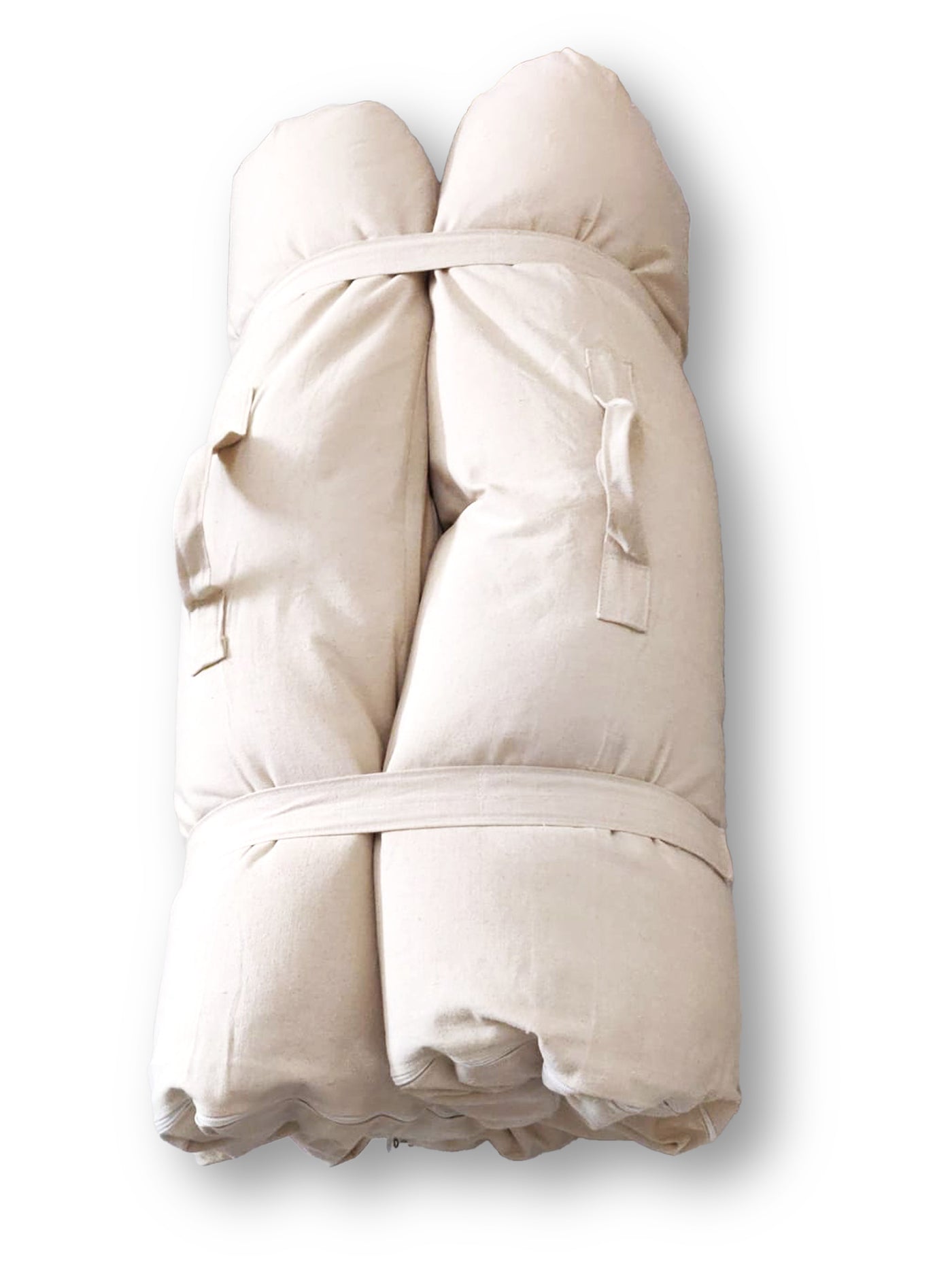 Foldable organic mattress for guest room or small spaces