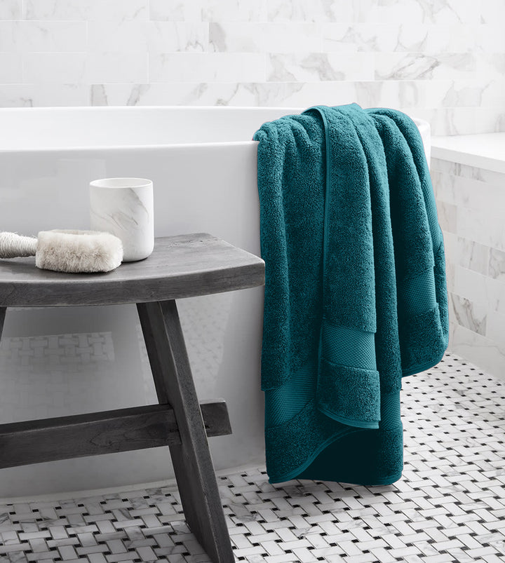 Serviette de Bain - Vert Sarcelle