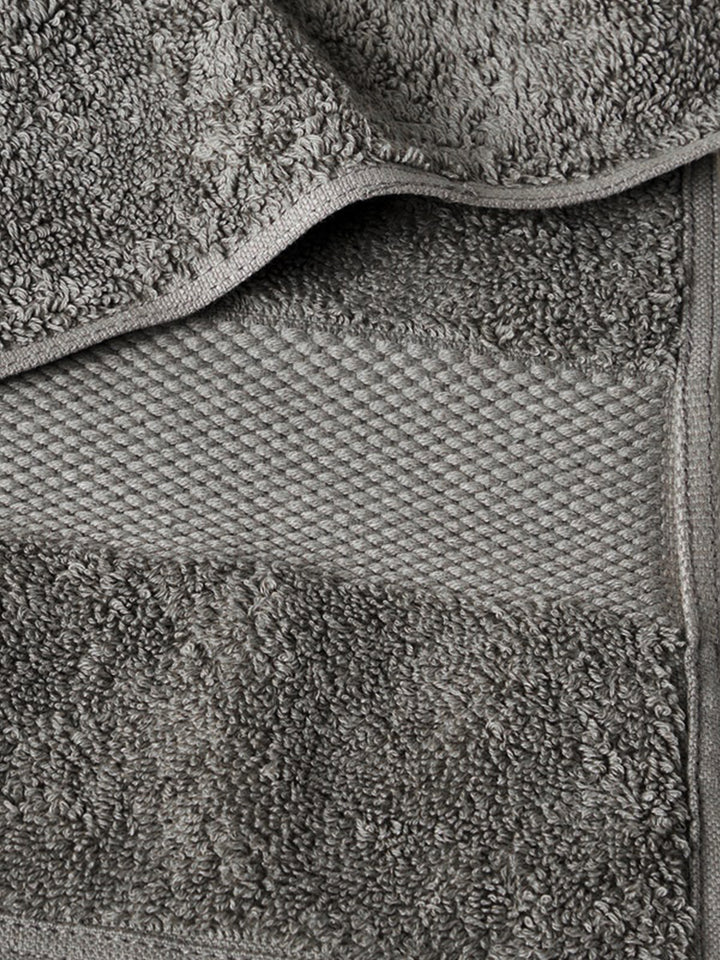 Face Towels (Set Of 3) in Organic Cotton - Light Grey