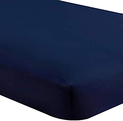 Fitted Bed Sheet Navy