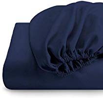 Fitted Bed Sheet Navy