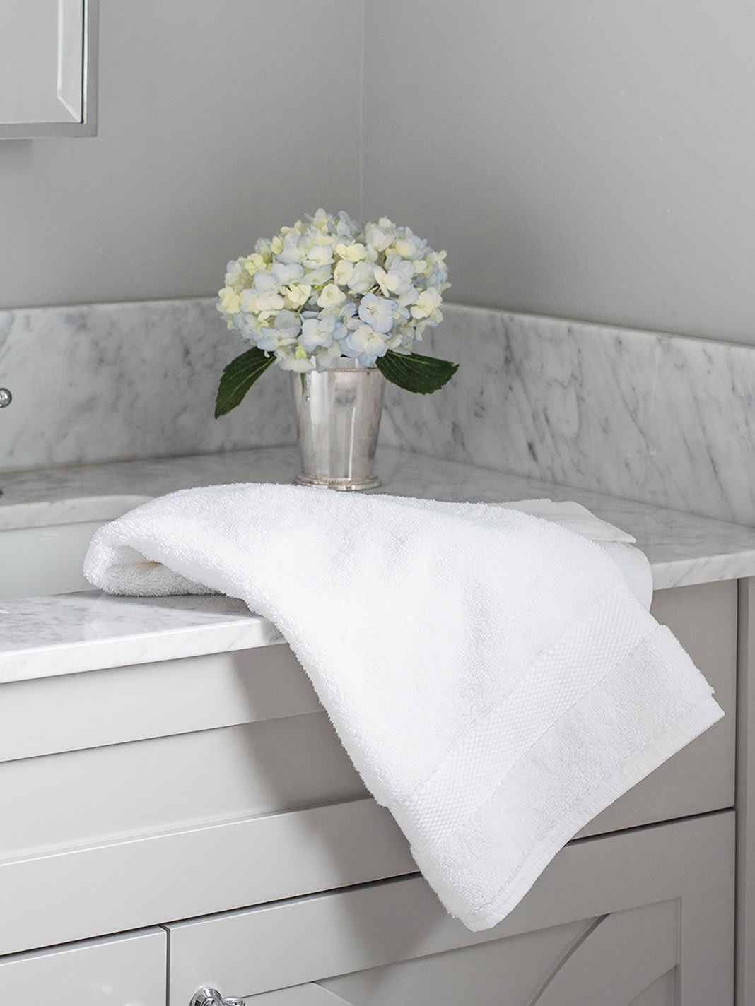 Organic Cotton Hand Towels (Set Of 2) - White