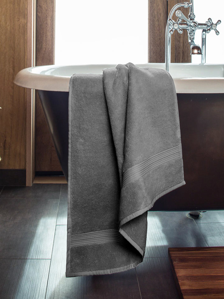 Bath Towel 600 GSM - Dark Grey