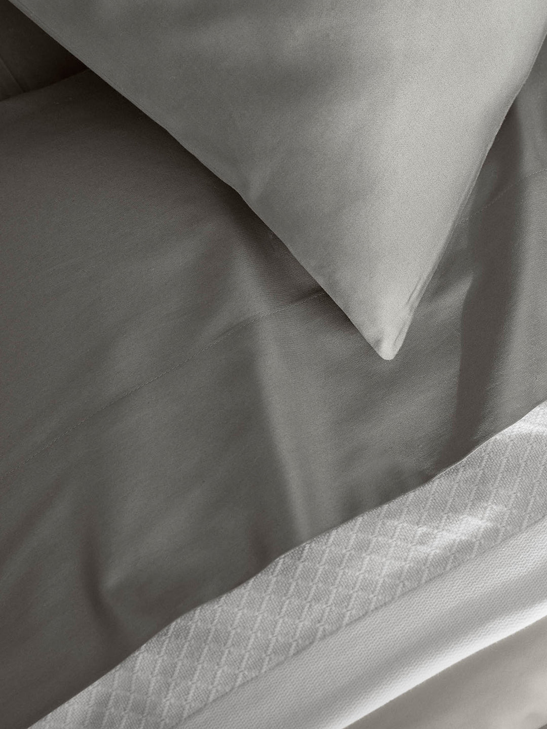 High Thread Count Bed Sheets - Fog - 600 TC