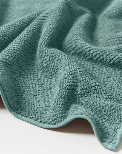 Quick Dry Organic Bath Towel - Aqua Green