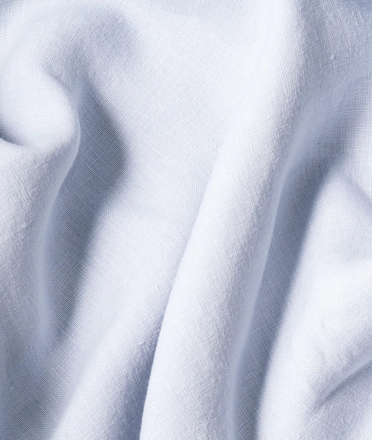 Linen Bed Sheet - 100% Belgian Flax - Ice Blue