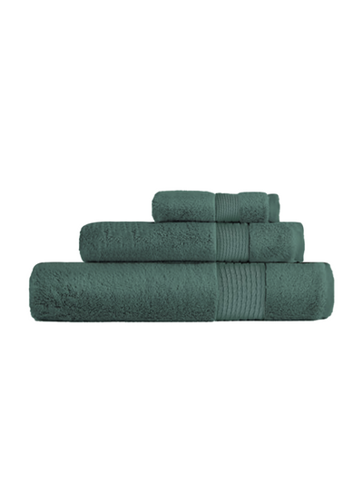 Lot de 3 Serviettes - Vert Forêt