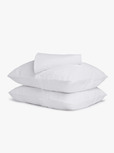 Organic Cotton White Bed Sheet (Hotel Collection)